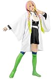 C-ZOFEK Women's Anime Cosplay Costume White Kimono Black Suit Outfit with Socks (Large)