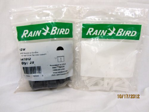 Rain Bird 12' Half Circle Nozzle with Screen 25 Pack 12H