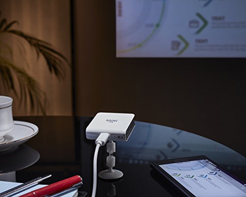 Image of Mini Ray Pocket Smallest Mobile Projector - White