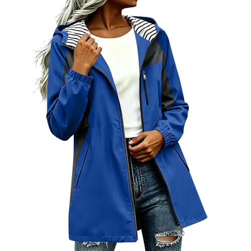 Manteau de pluie sport montagne pour femme veste légère imperméable de mi-saison