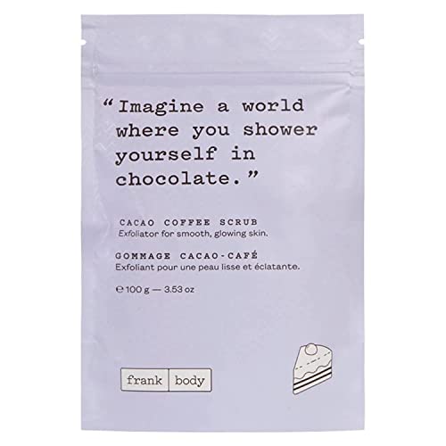 Image of Frank Body Cacao Coffee Scrub 100g - Smoothening, Nourishing - Whole Body - Scrub