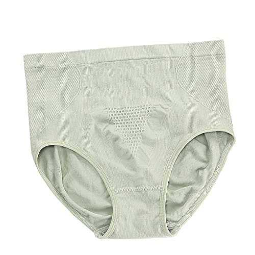Culotte sculptante 3D en coton respirant à taille haute pour femme