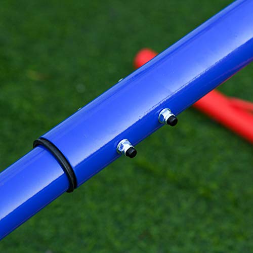 Outsunny Teeter Totter 4 Seat Outdoor Seesaw For Backyard Multiple Kids Playground Equipment Active Play #TOP7