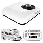 ANAAMAYL Air Conditioner Motorhome, Ultra-thin RV Roof Top Air Conditioners - Universal Fit For Motorhomes, Trucks, Vans (White, 12V)