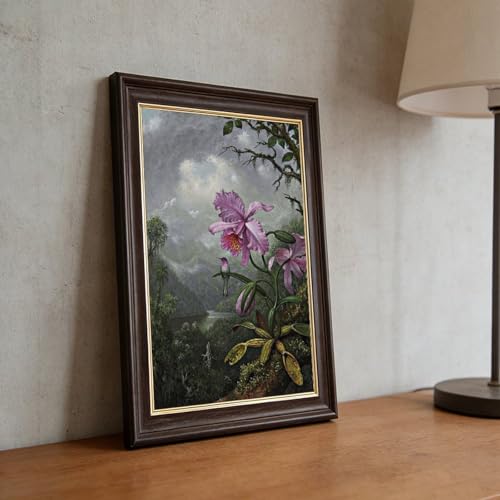 Cadre à suspendre colibri et orchidée décoration murale de salon - 5