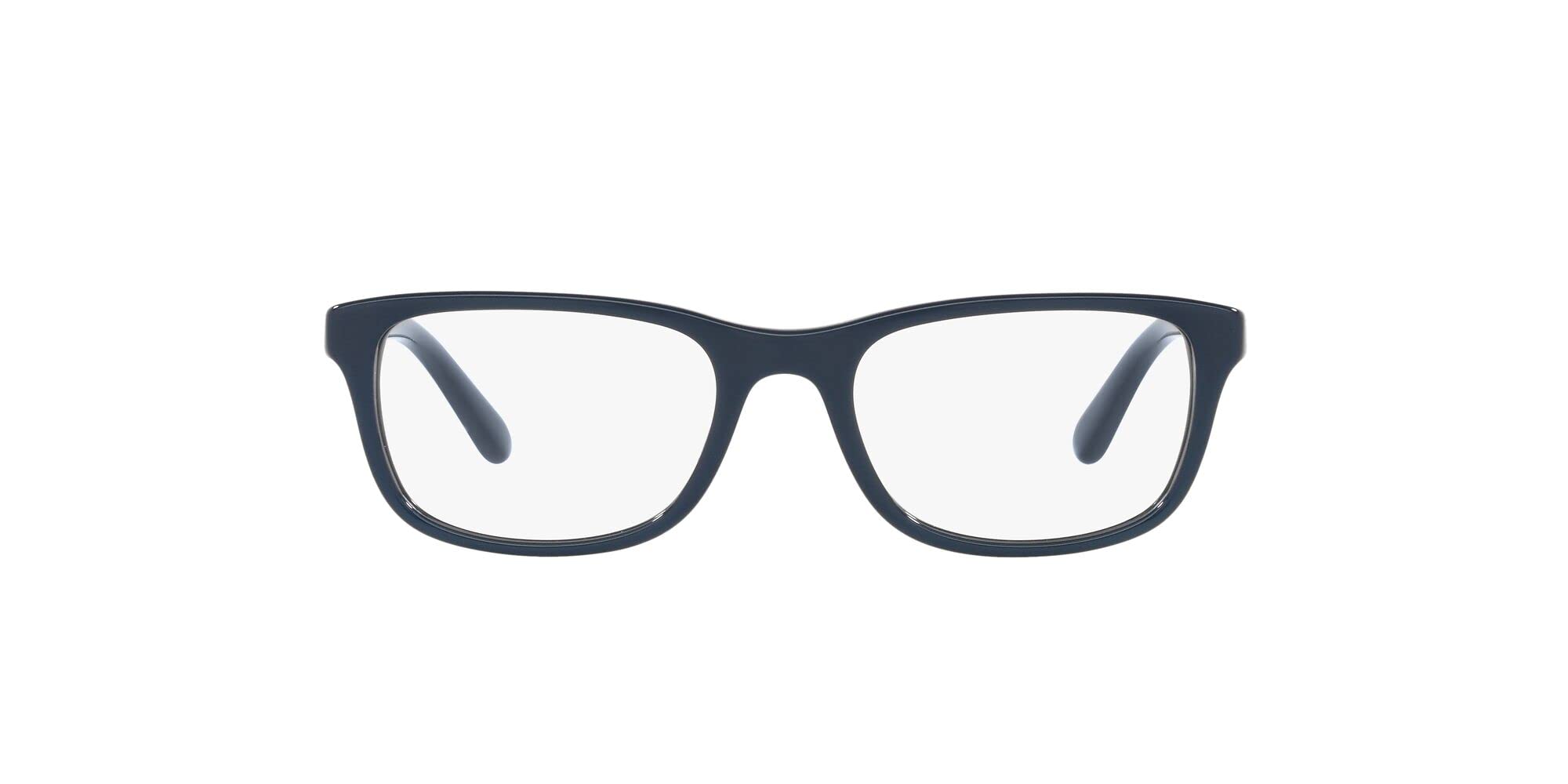 Polo Ralph Lauren Kids' PP8541 Rectangular Prescription Eyewear Frames, Shiny Navy Blue/Demo Lens, 49 mm