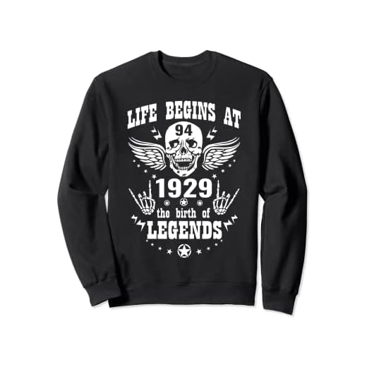 Life Begin At 94 1929 - Regalos de cumpleaños 94 Sudadera
