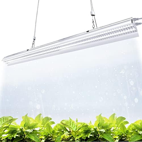 MoniosL T5 LED Grow Light 5000K Daylight White, 4FT Full Spectrum