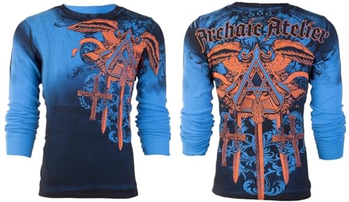 Archaic by Affliction Men's Long Sleeve Thermal Shirt Daventry