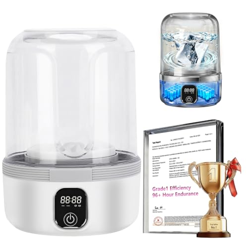 5.0 Upgraded Top Configuration Mini Washing Machine【7000mAh Luxury Dual Battery】【No.1 German Motor】【UV-C Light】1.5L Portable Washer for Travel, Camping, Apartments, Dorm, RV, Hotel