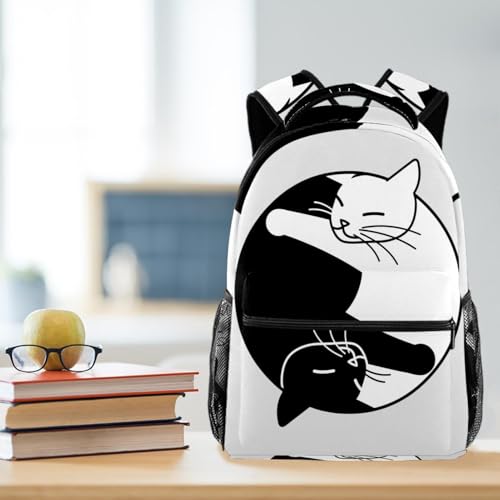 Sac de voyage décontracté chat multicolore pour sorties et cours
