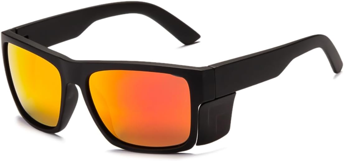 BEASVFE UV400 Polarized Safety Sunglasses – ANSI Z87.1 Certified, 100% UV Protection, Anti-Glare, Impact Resistant