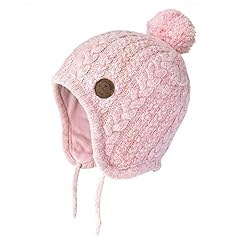 Pink With Pink Wool Pompom