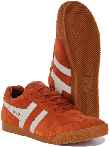 Image of Gola Equipe Suede - Sneakers for Men - Contrasting Wingflash - Heel Return - Durable Cupsole - Low Silhouette