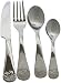 Kids 4 Piece Butterfly Stainless Steel Flatware Set