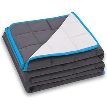 Mellie Luxury Weighted Blanket Adult for Stress, Insomnia, Anxiety Relief Weight Blanket for Autism and ADHD (48x72 | 12lbs | Blanket Only)