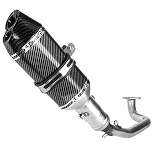 Slip-On Volledige Uitlaat Uitlaatsysteem Volledig Uitlaatsysteem Uitlaat Header Slip-On Uitlaat Koolstofvezel Stijl voor…