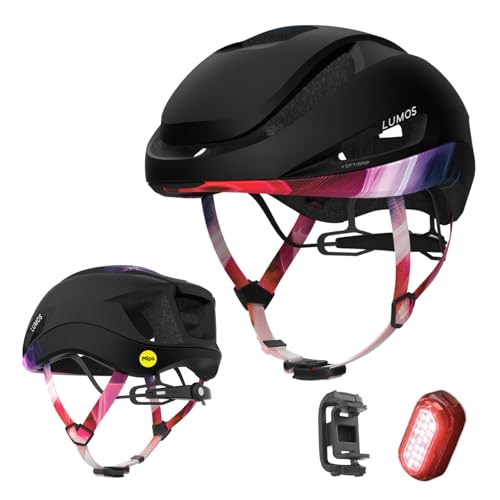 Aero GT Road Bike Helmet with Light | MIPS Lightweight Ventilation | Bicycle Helmets Commuter Cycling for Adults: Men, Women