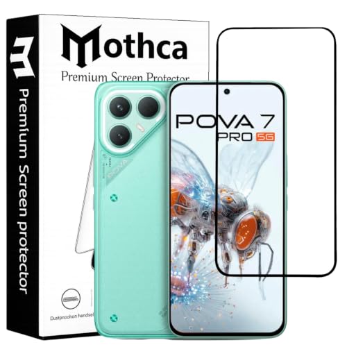 Mothca tempered glass for Tecno Pova 7 Pro