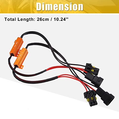 AutoHAUX Decodificador Canbus para Focos LED 9005/9006/9012 Pack 2 miniatura 3