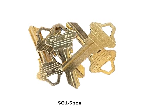 KEYSALACARTE 25-Piece Residential Key Blank Set – Includes 5 Each of Popular Key Blanks for Home & DIY Locksmithing (KW1, SC1, WR5, Y1, M1) – Essential Spares & Replacements by KEYSALACARTE - Image 3