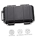 LIOOBO 1pc Sealed Box Outdoor Survival Storage Case Pressure Resistant Container for Camping Hiking Fishing Shockproof and Lightweight Black
