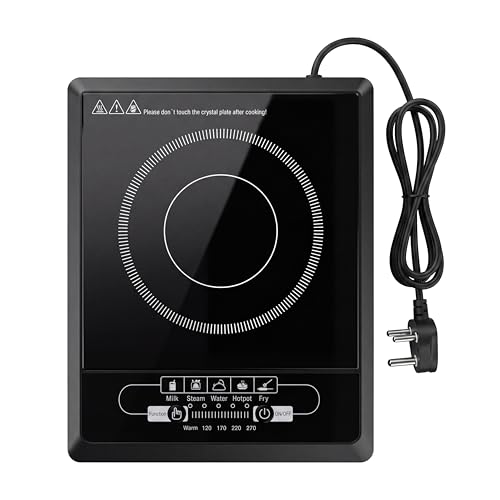 Image of 2500W Induction Cooktop | Feather Touch Control | 5 Preset Menus | Auto Cut-Off | High Power Induction Stove