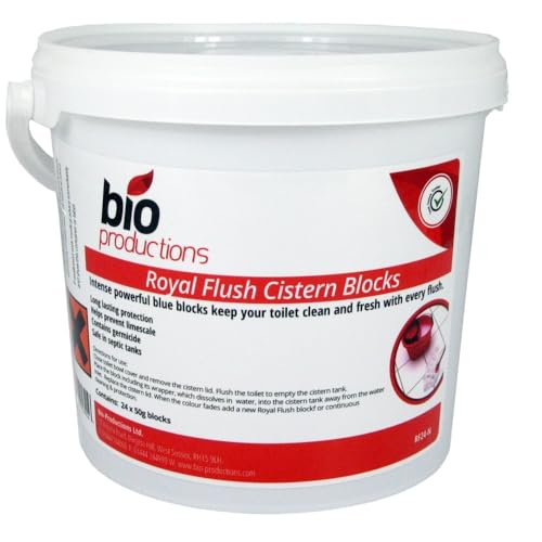 Eco & Biological CISTERN BLOCKS - 24 Blocks Per Tub Bio Productions ROYAL FLUSH