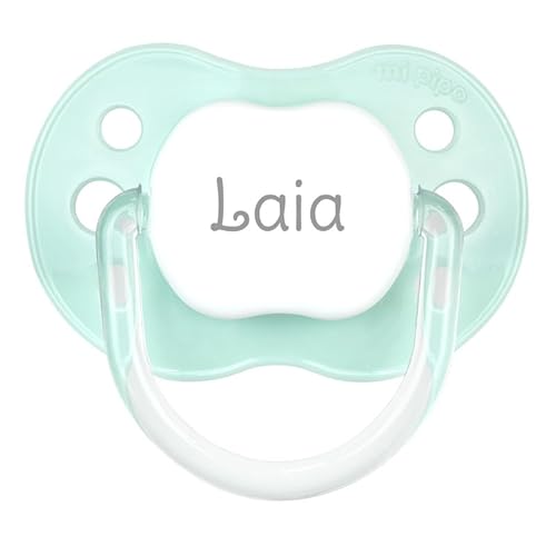 Mi Pipo - Chupete Personalizado Classic | Chupete Bebe, Tetina Anatómica de Silicona, +6 Meses | Personalizado con Nombre, Suave, Cómodo | Seguro, Libre BPA, Fácil de Limpiar | Color Menta Mi Pipo - Chupete Personalizado Classic | Chupete Bebe, Tetina Anatómica de Silicona, +6 Meses | Personalizado con Nombre, Suave, Cómodo | Seguro, Libre BPA, Fácil de Limpiar | Color Menta