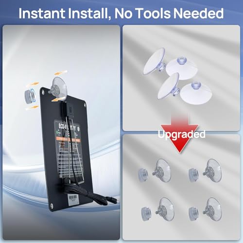 ECO-WORTHY Upgrade 10W Solar Car Battery Trickle Charger & Maintainer, Waterproof 12V Solar Panel OBD2 Charger Kit with Portable Stand for Car, Automotive, Motorcycle, Motorhome, Trailer, Snowmobile - Image 5