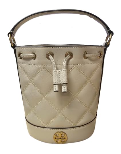 Tory Burch 148249 Willa Brie Ivory Off White With Gold Hardware Quilted Women's Mini Bucket Bag2