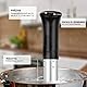 Sous vide Sous-vide Garer, Präzisionskochtopf Immersion Zirkulator, 3D Leistungsstarke leise Wasserzirkulation, Low-öl und fettarm, gesunde Ernährung Schwarz(MEHRWEG)