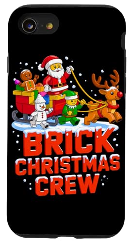 Brick Christmas Crew Costume Master Builder Block Xmas Kids Coque pour iPhone SE (2020) / 7/8