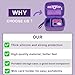 YouKnow Hard Case and Silicone Cover for Yoto Mini Player, Kids Audio Music Accessory with Card Case Holder for up to 10 Cards (Purple)