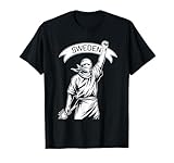 Regalo de Suecia para hombres Mujeres Hombres Mujeres. Disfraz de Suecia para hombres que son Suecia. Sweden Flag y Sweden Flag. Regalo de la guía de viajes de Suecia. Suecia de brazos Emblema Suecia Suecia Sverige Decoración Elk Scandinavia Gothenborg