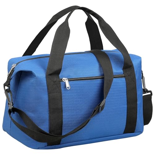 Vorspack Gym Bag for Men Women, 14 Inches Duffle Bag for Travel, Blue