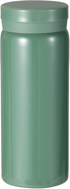 Small Flask, Cute Water Bottle, Vacuum Insulated Flask for Hot & Cold Drink, Keep 12H Hot & 6H Cold (Green, 200ml)
