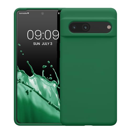 kwmobile Case Compatible with Google Pixel 7 Case - TPU Silicone Phone Cover with Soft Finish - Pixie Green - Image 7