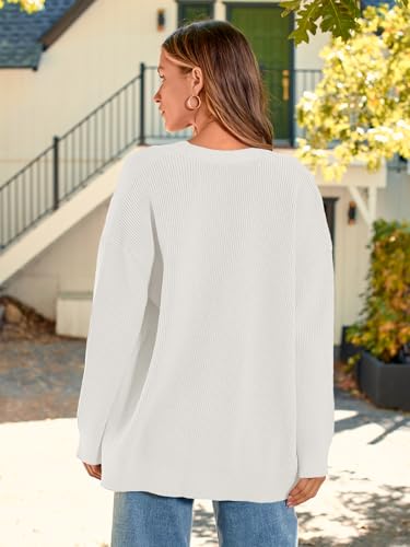 Image of LILLUSORY Women Oversized Cardigan Sweater 2025 Fall Outfits Cloth Fashion V Neck Knit Button Front Casual Trendy Tops