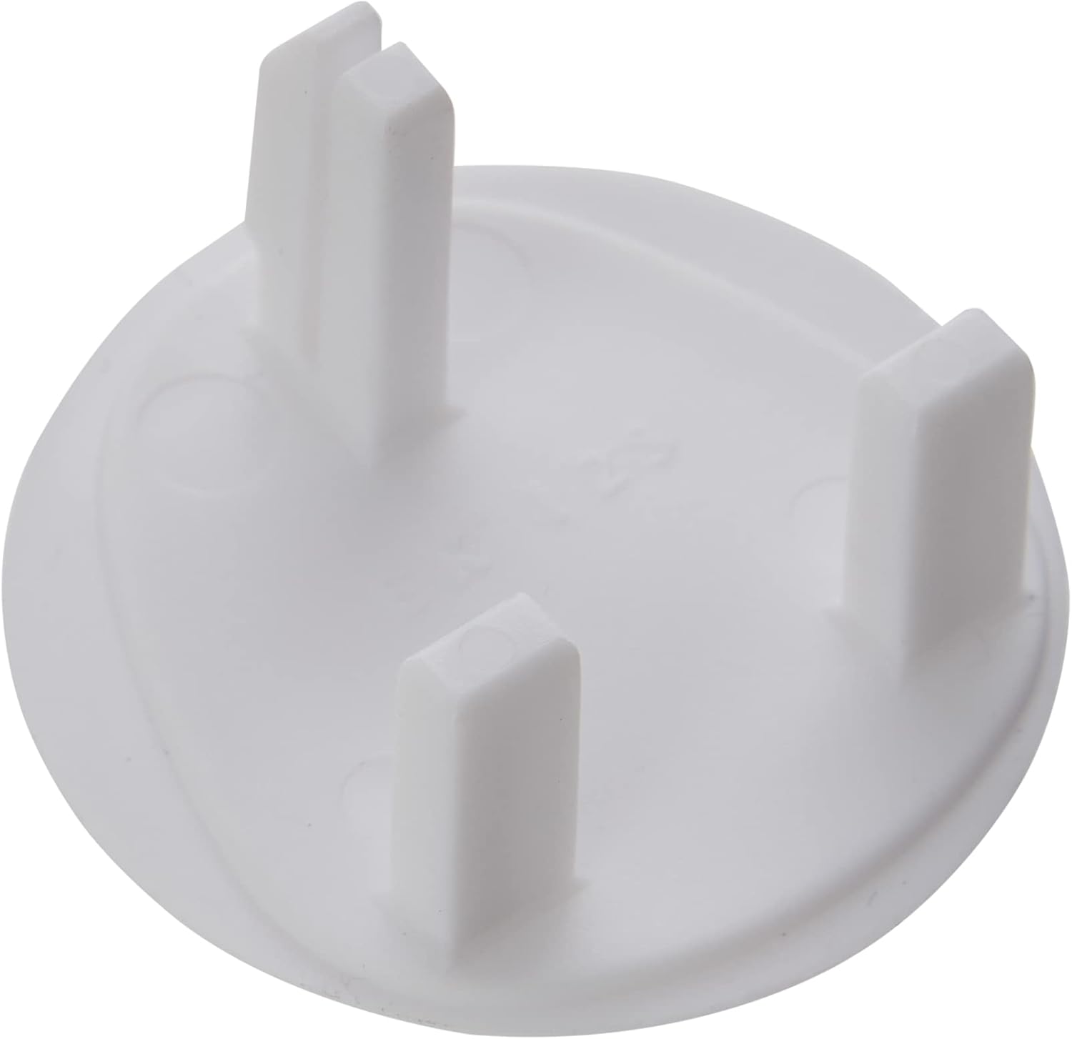 Bulk Hardware BH02674 Safety Blanking Plug for 13 Amp Socket White Plastic - Pack of 12