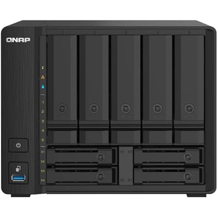 QNAP TS-932PX-4G 5+4 Bay High-Speed NAS with Two 10GbE and 2.5GbE Ports