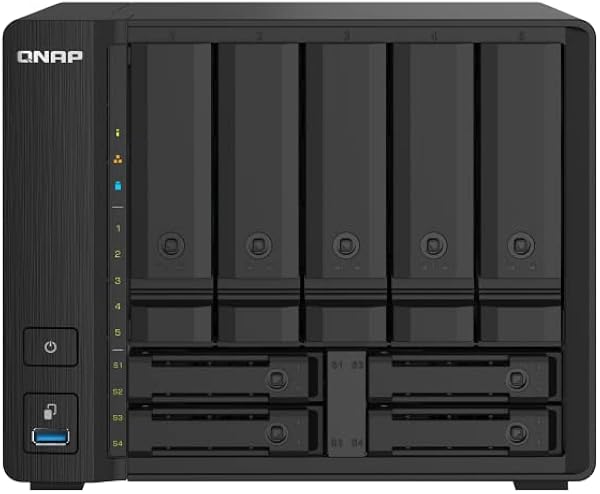 QNAP TS-932PX-4G 5+4 Bay High-Speed NAS with Dual 10GbE