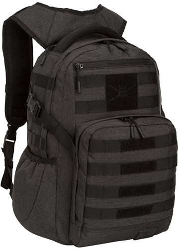 SAMURAI TACTICAL Tactical Backpack, Heathered, One Size