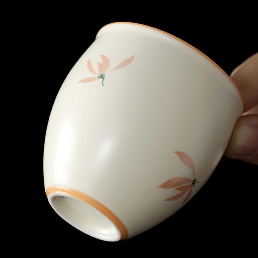 GSOUL Kungfu Tea cup Office Afternoon Tea Party Cup Ceramic Orchid Personal Host Tasting Kung Fu Set Small Tea Cups