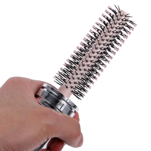 Cepillo de pelo retráctil que masajea el cuero cabelludo y desenreda con cerdas de jabalí naturales. 4