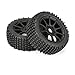 Pro-Line Racing 1/8 Gladiator M2 Fr/Rr BgyTire MTD Blk Mach 10 2 PRO907421 RC Tire