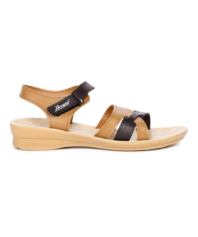 Image of PARAGON Women's Wedge Heel Sandals | Trendy Slip-On Sandals with Cushioned Footbed, Stylish Design, and Durable Construction | Perfect for Everyday Casual Wear