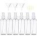 Produktbild Yisscen Sprühflasche klein, 6 Stück Sprühflasche Transparente Leer Plastik Feinen Nebel Flasche mit Trichter und Etikettenaufkleber, Parfumzerstäuber Tragbares Reiseflaschen Set (100ML)
