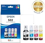 Epson 502 EcoTank Auto-Stop Ink Bottle, Colour Combo Pack (T502520)