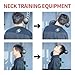 Neck Trainer,Neck Exerciser for Neck Strength and Pain Relief,Rack Mount Neck Workout Equipment Strengthener for Wrist Curls, Leg Curls and Other,Compatible with 25 mm Diameter Barbell Plates